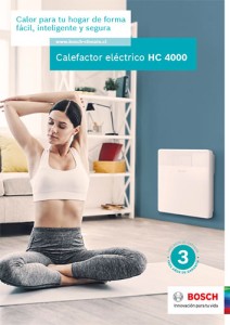 Calefactor Eléctrico Bosch HC 4000 Calefactor Eléctrico Bosch HC 4000